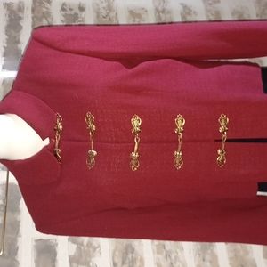 Alberto Makali vtg Military Style Blazer/Pantsuit